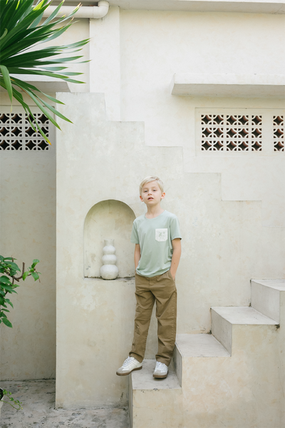 BBB Tencel Kids Tee in Sage