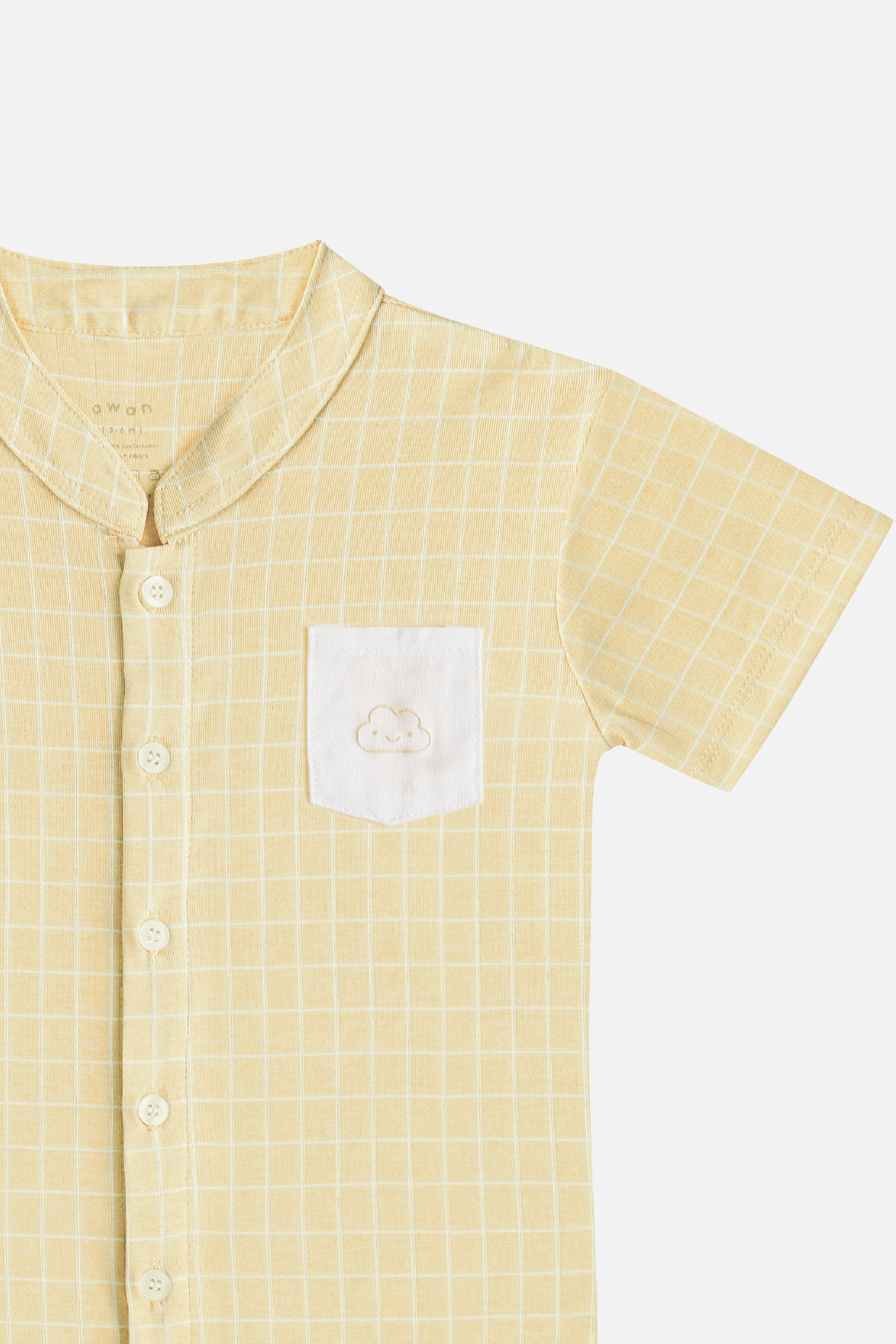 Maxime Top & Suspender Set in Yellow