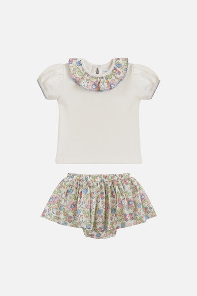 Colette Set in White
