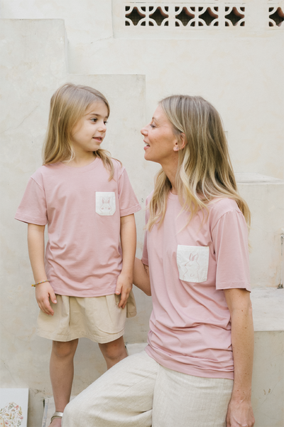 BBB Tencel Adult Tee in Rose