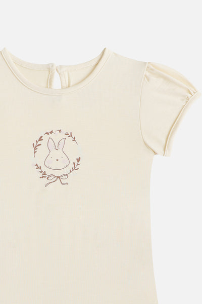 Set of 2 TENCEL Loella Bunny Onesie