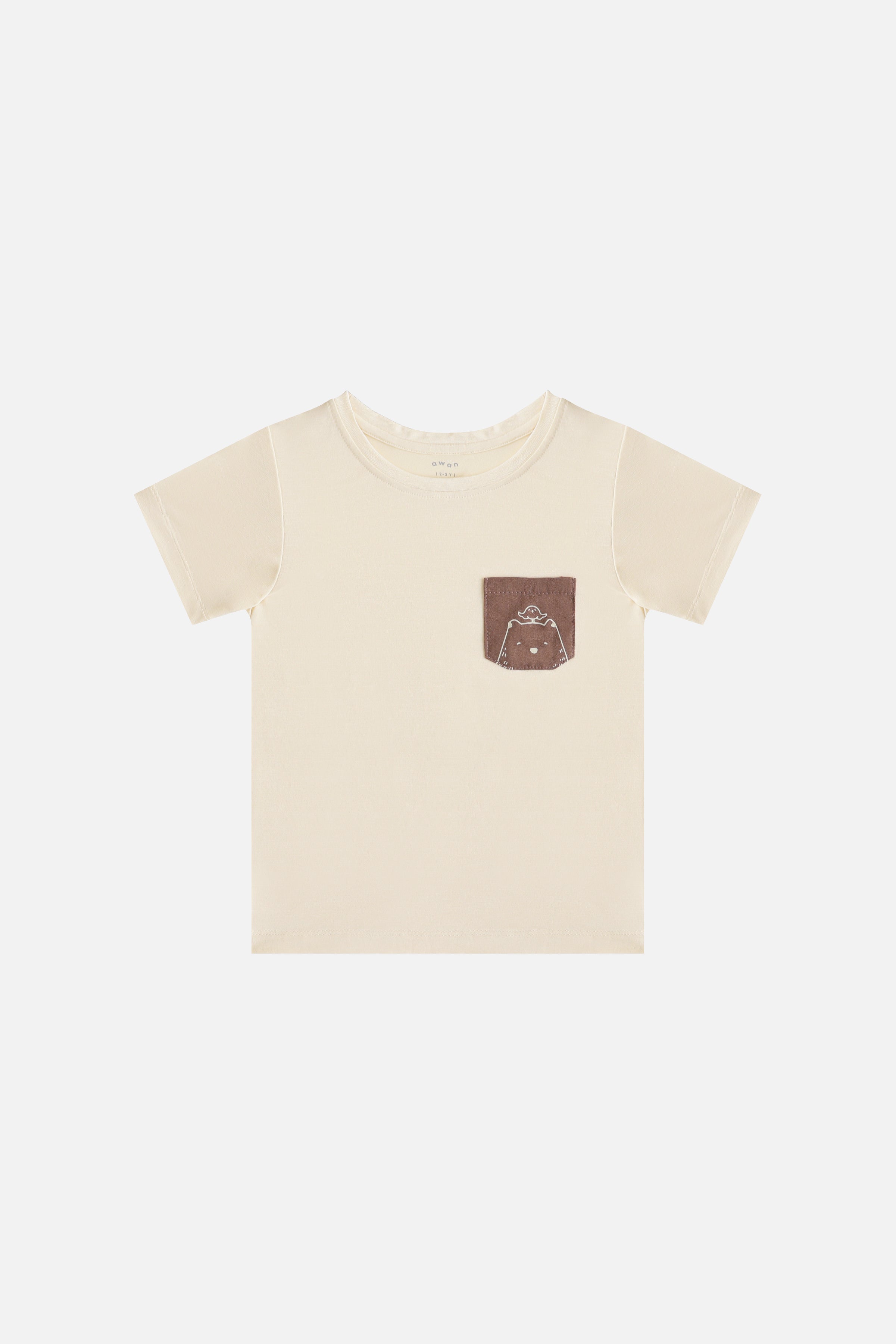 BBB Tencel Kids Tee in Ivory