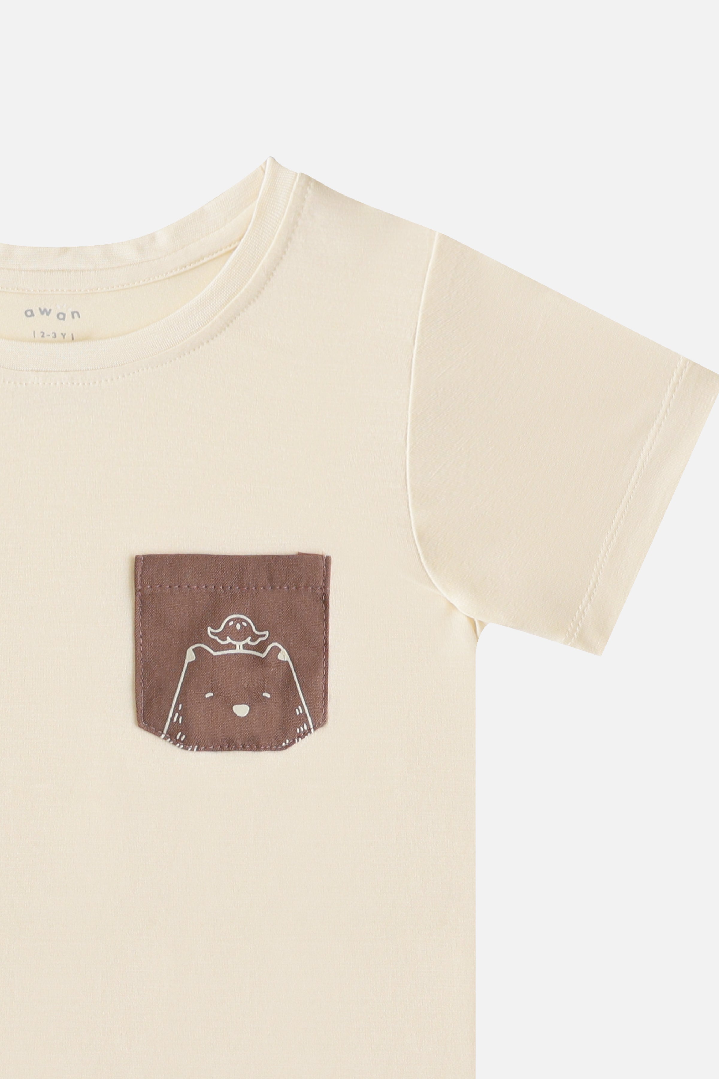 BBB Tencel Kids Tee in Ivory