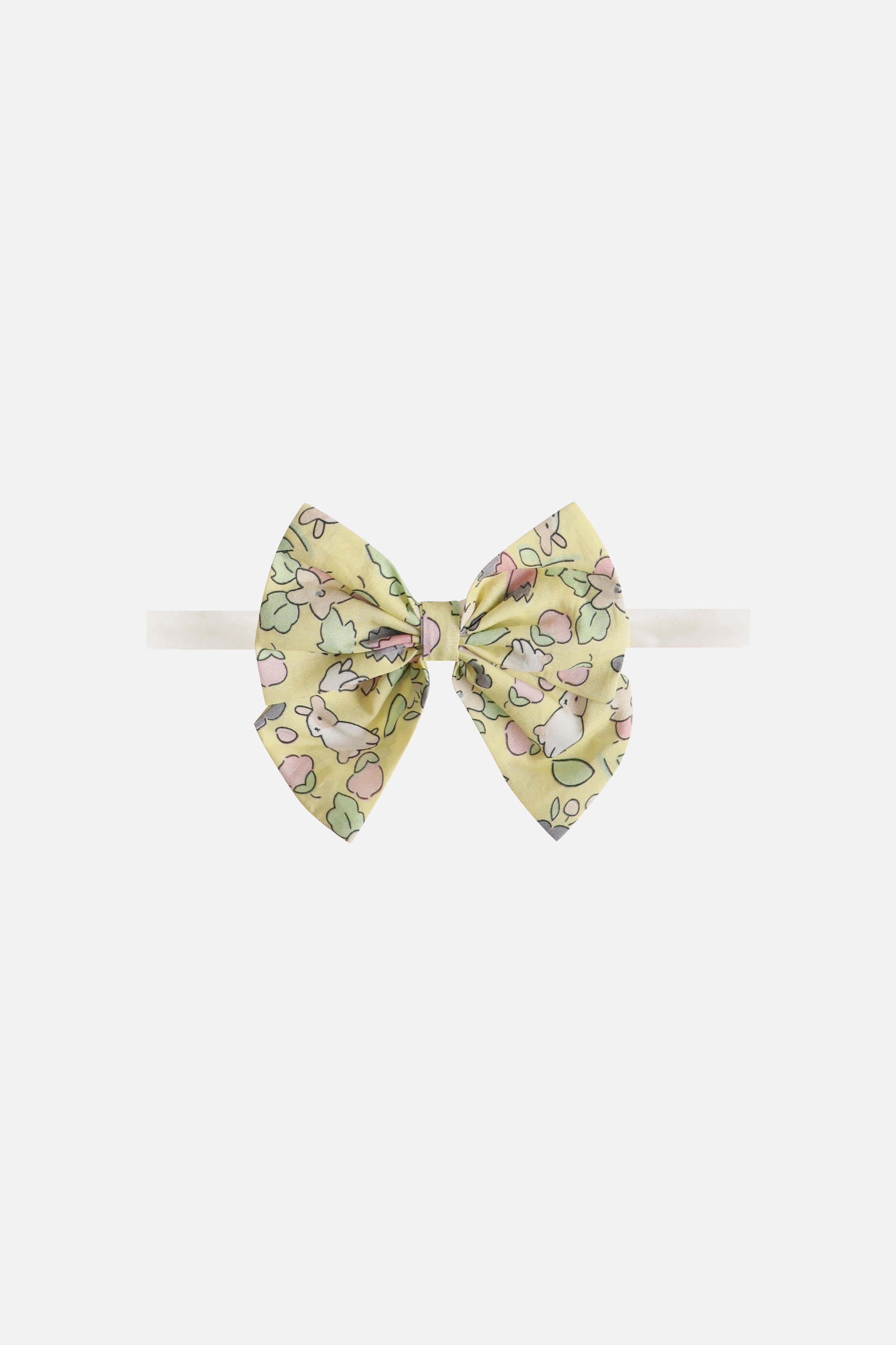 Colette Bow Headband in Yellow