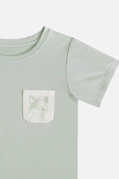 BBB Tencel Kids Tee in Sage