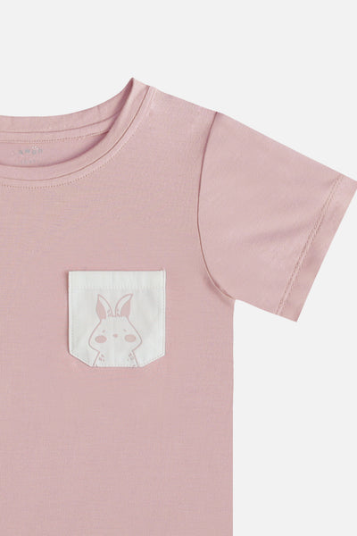 BBB Tencel Kids Tee in Rose
