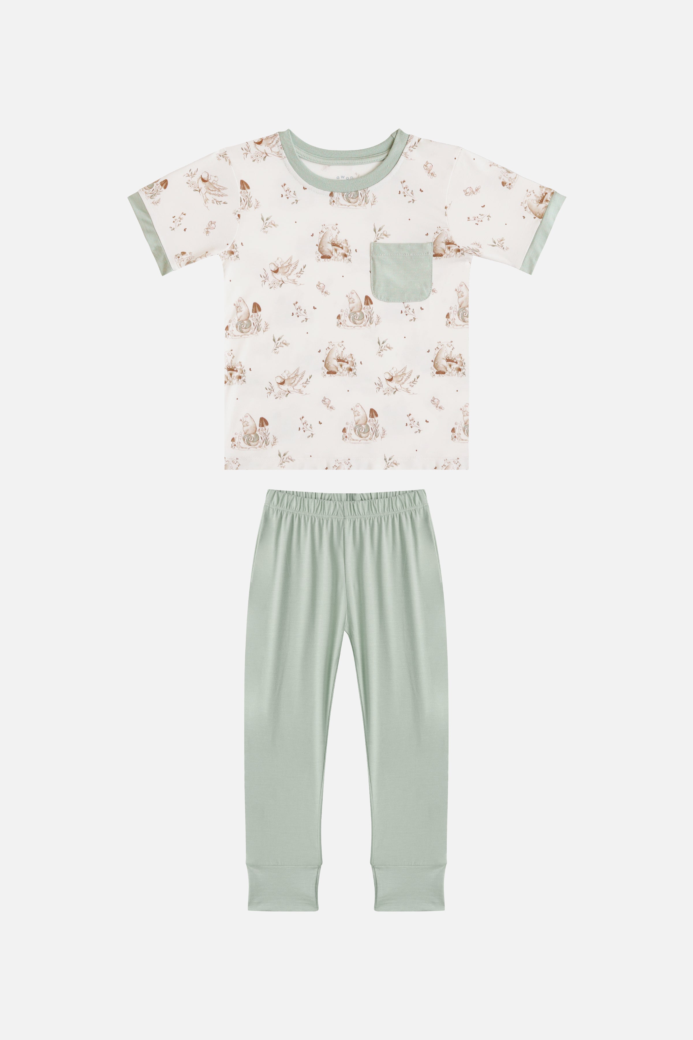 Whimsical Garden Short Sleeve Pyjamas