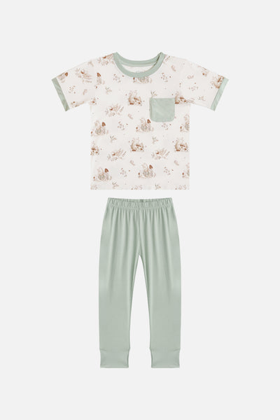 Whimsical Garden Short Sleeve Pyjamas