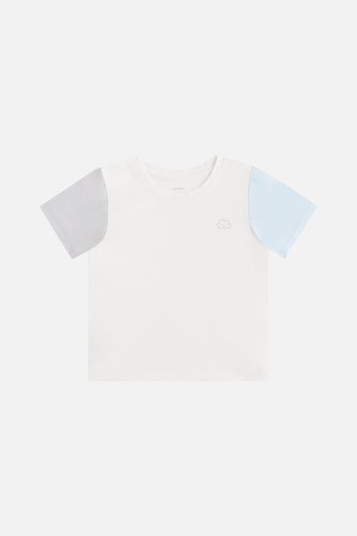 2 pcs Short Sleeves Top in Blue