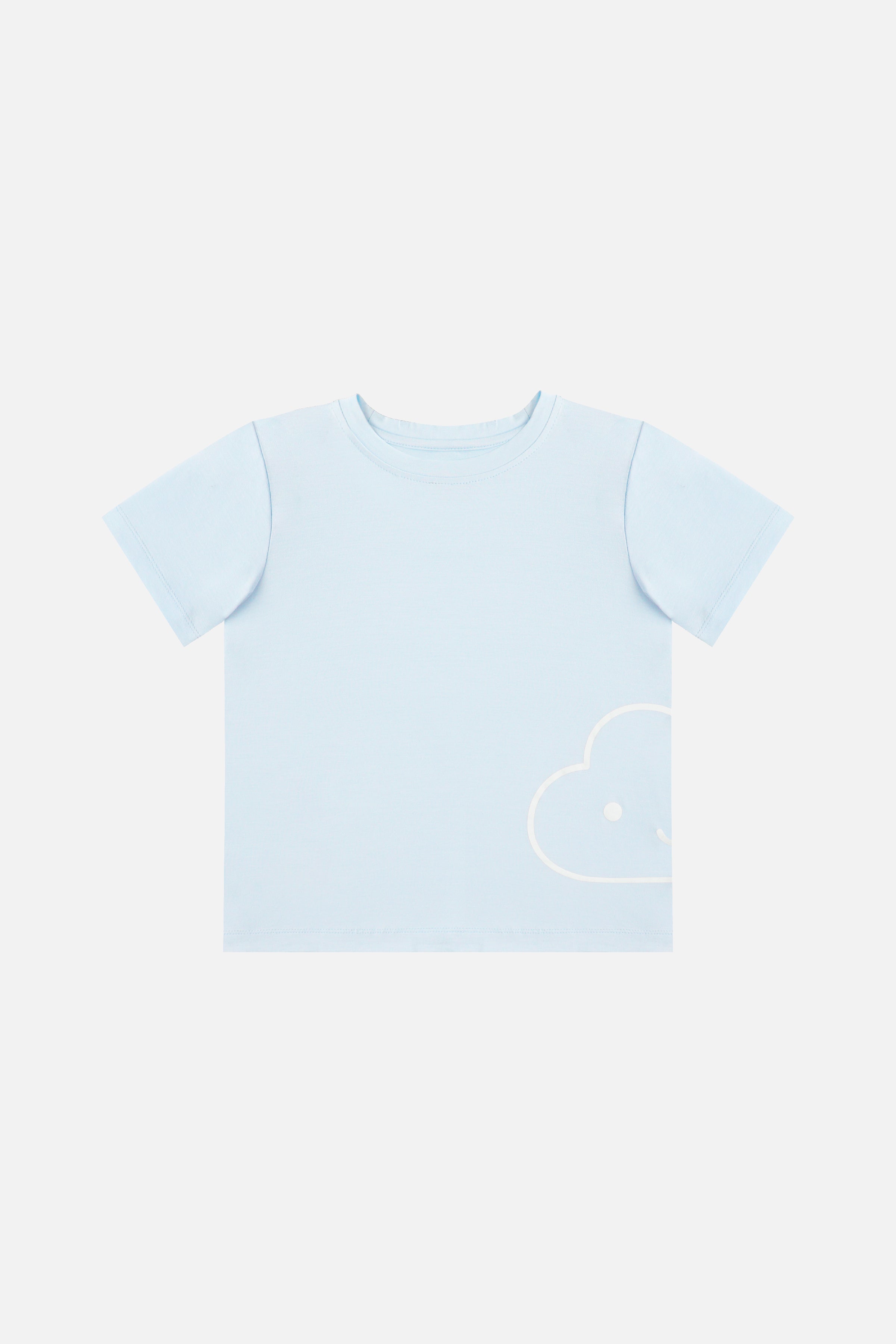 2 pcs Short Sleeves Top in Blue