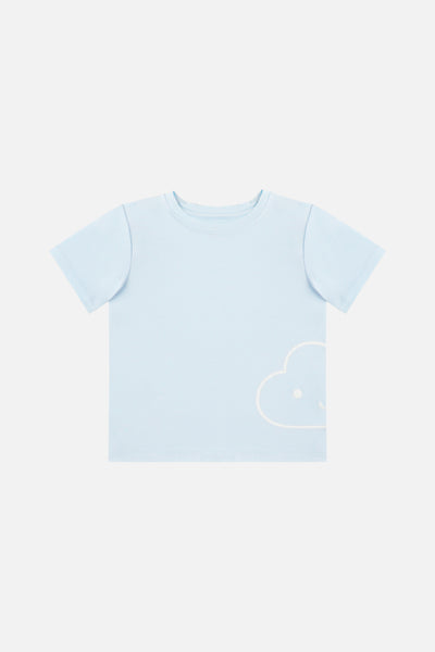 2 pcs Short Sleeves Top in Blue