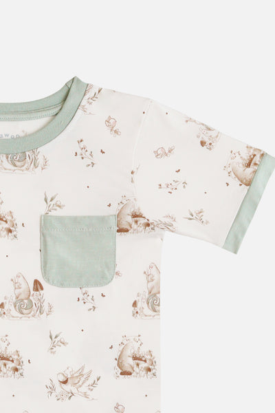 Whimsical Garden Short Sleeve Pyjamas