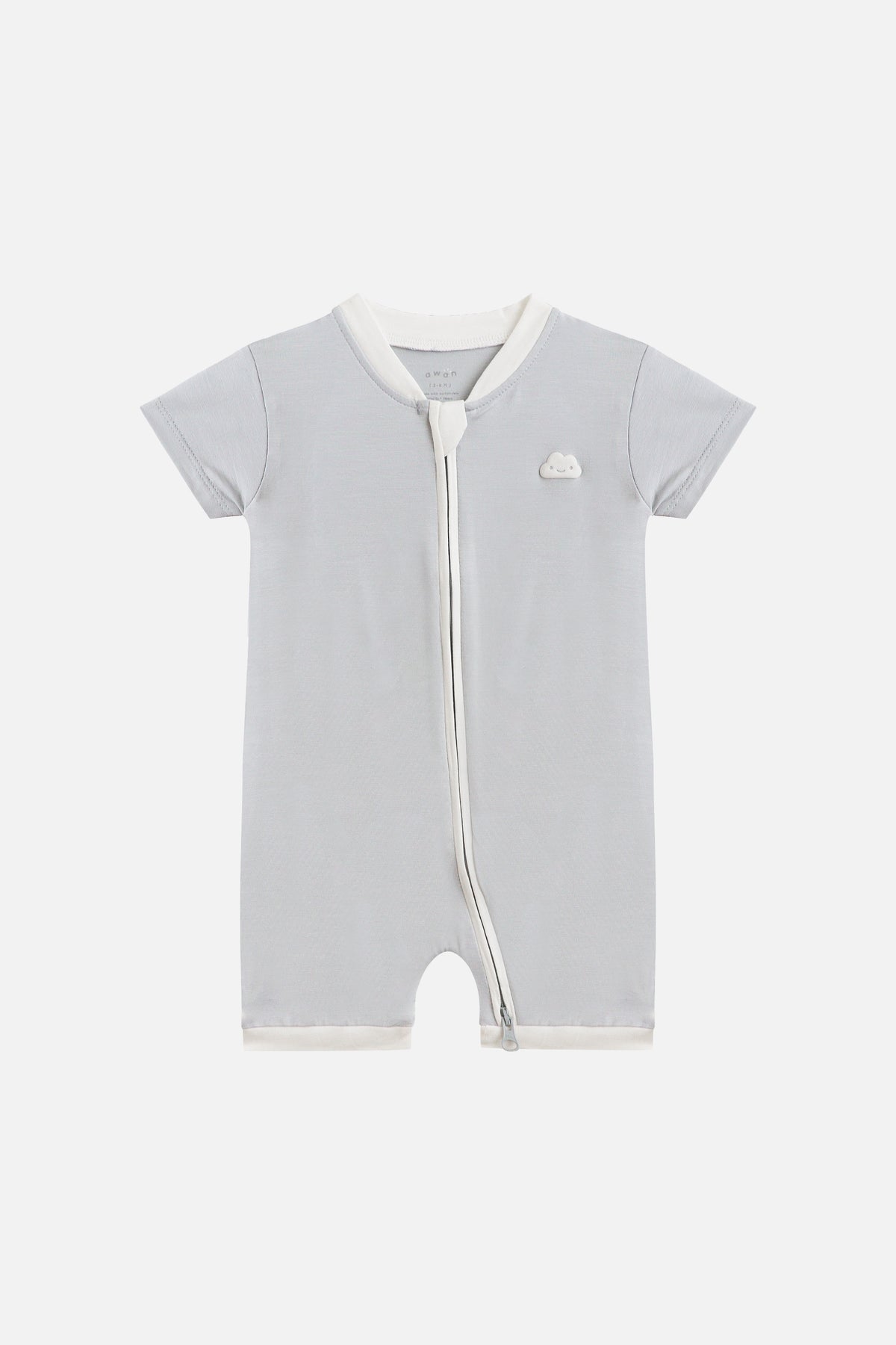 Zip Playsuit in Grey