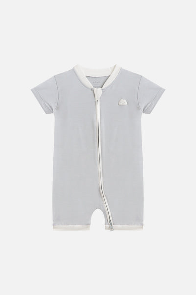 Zip Playsuit in Grey