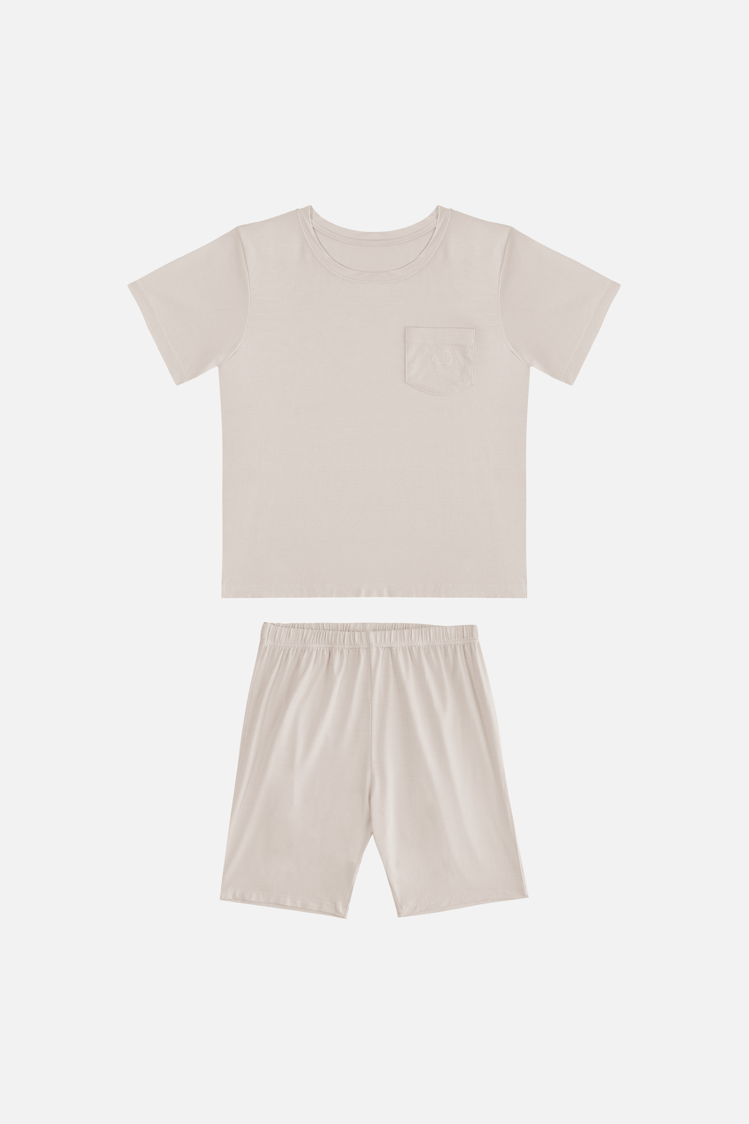 Kids Unisex Set in Beige