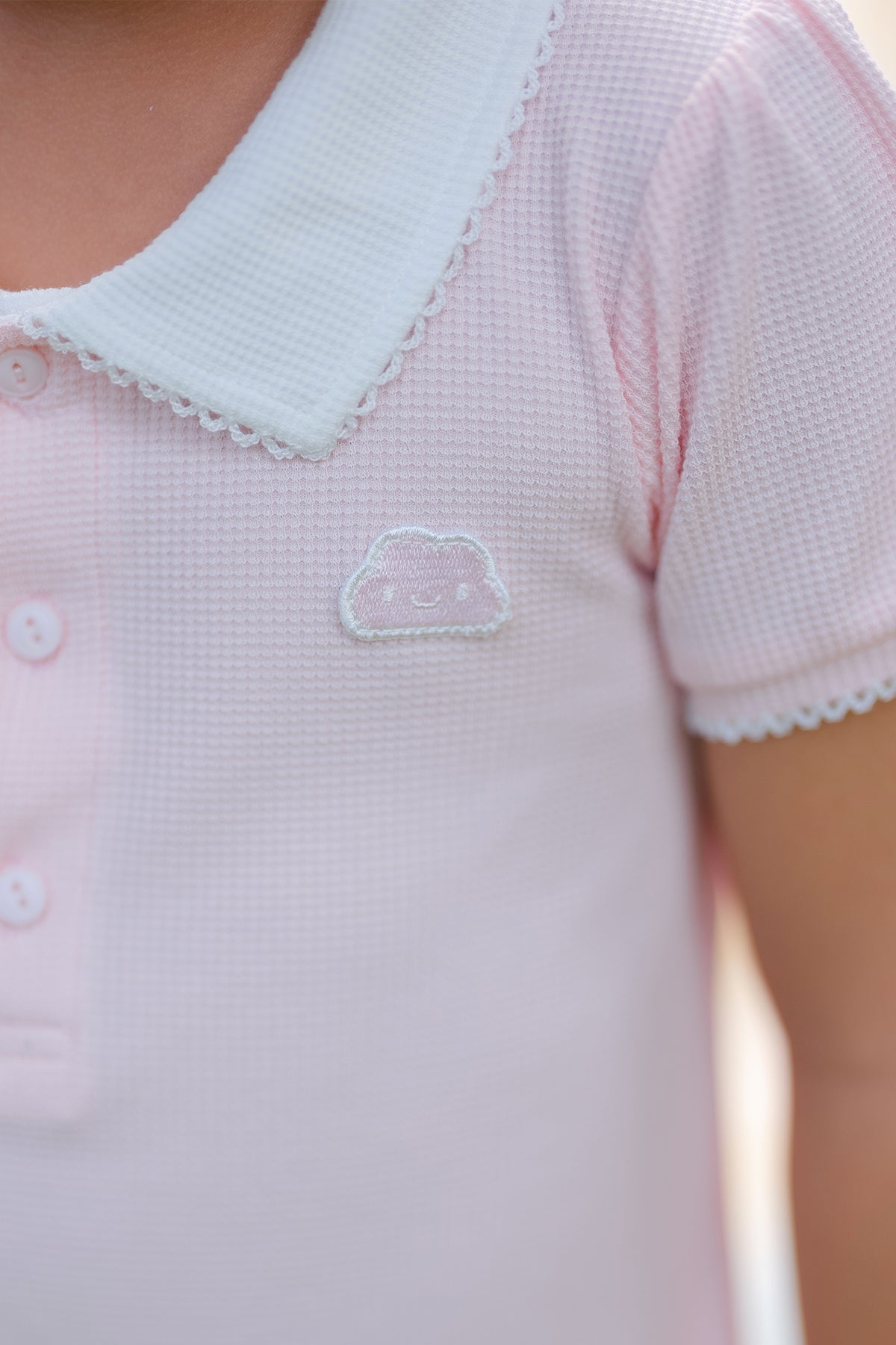 Girl Polo Dress in Pink