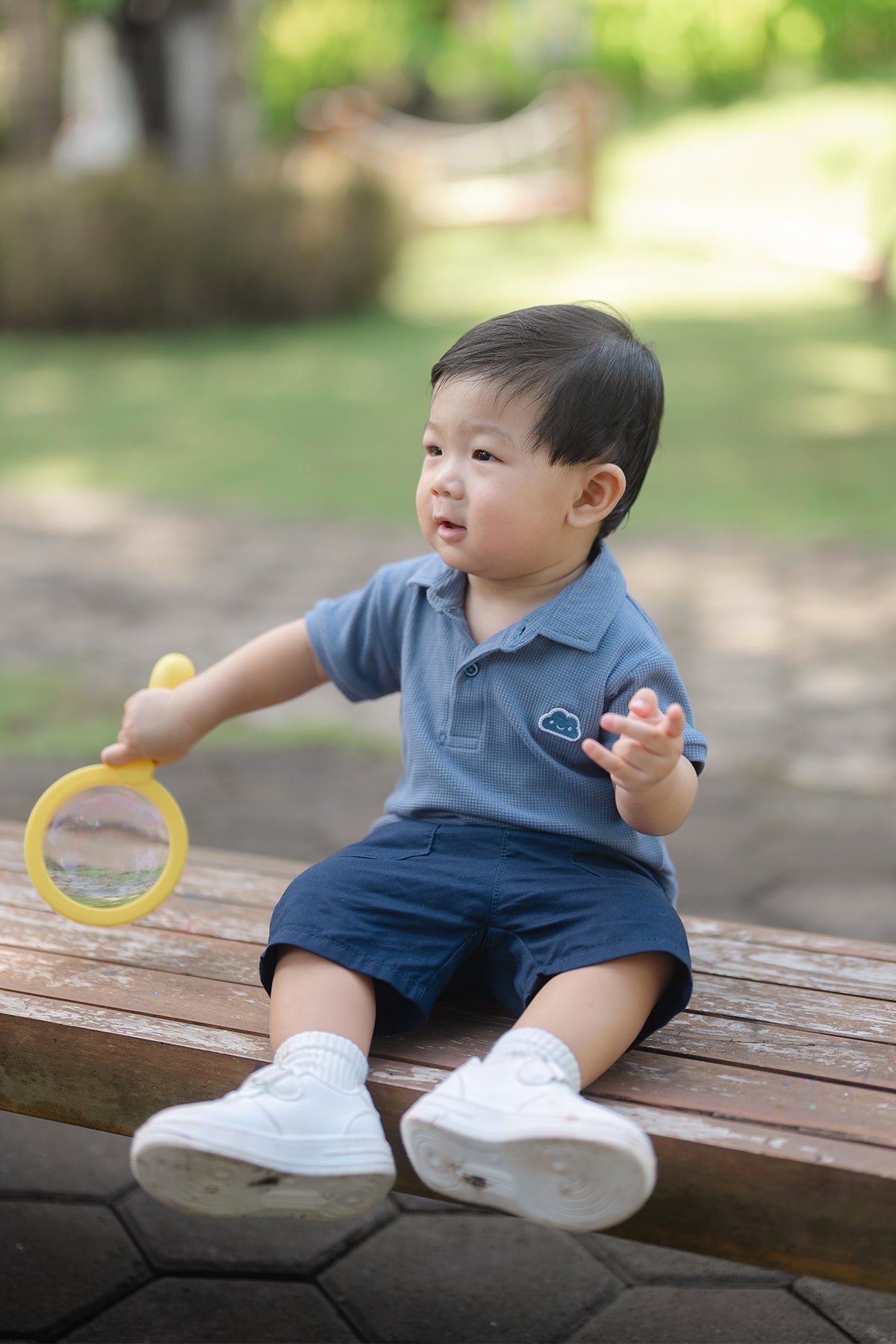Unisex Polo Shirt in Navy