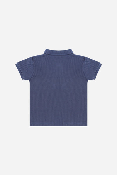 Unisex Polo Shirt in Navy