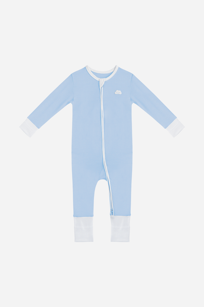 TENCEL Sleepsuit in Sky Blue