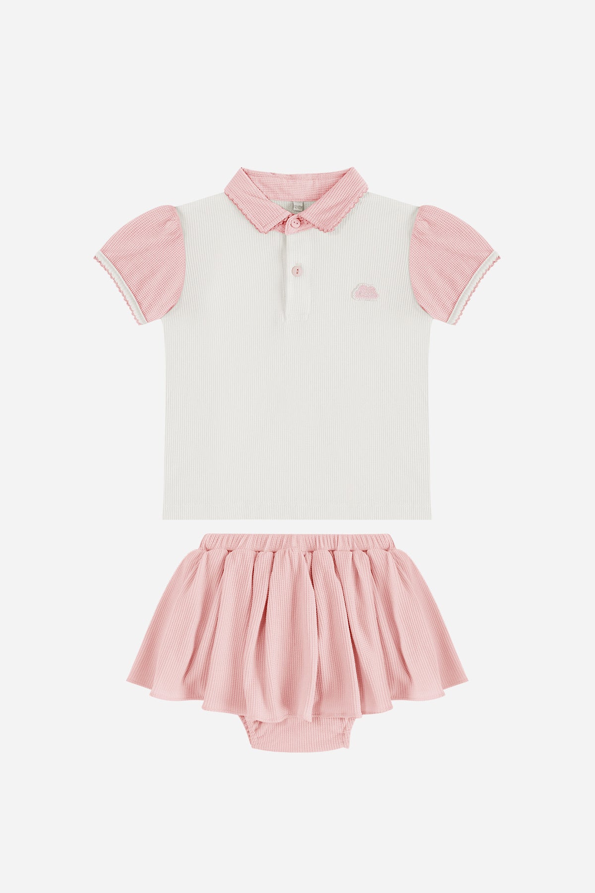 Baby Girl Polo Set in Pink