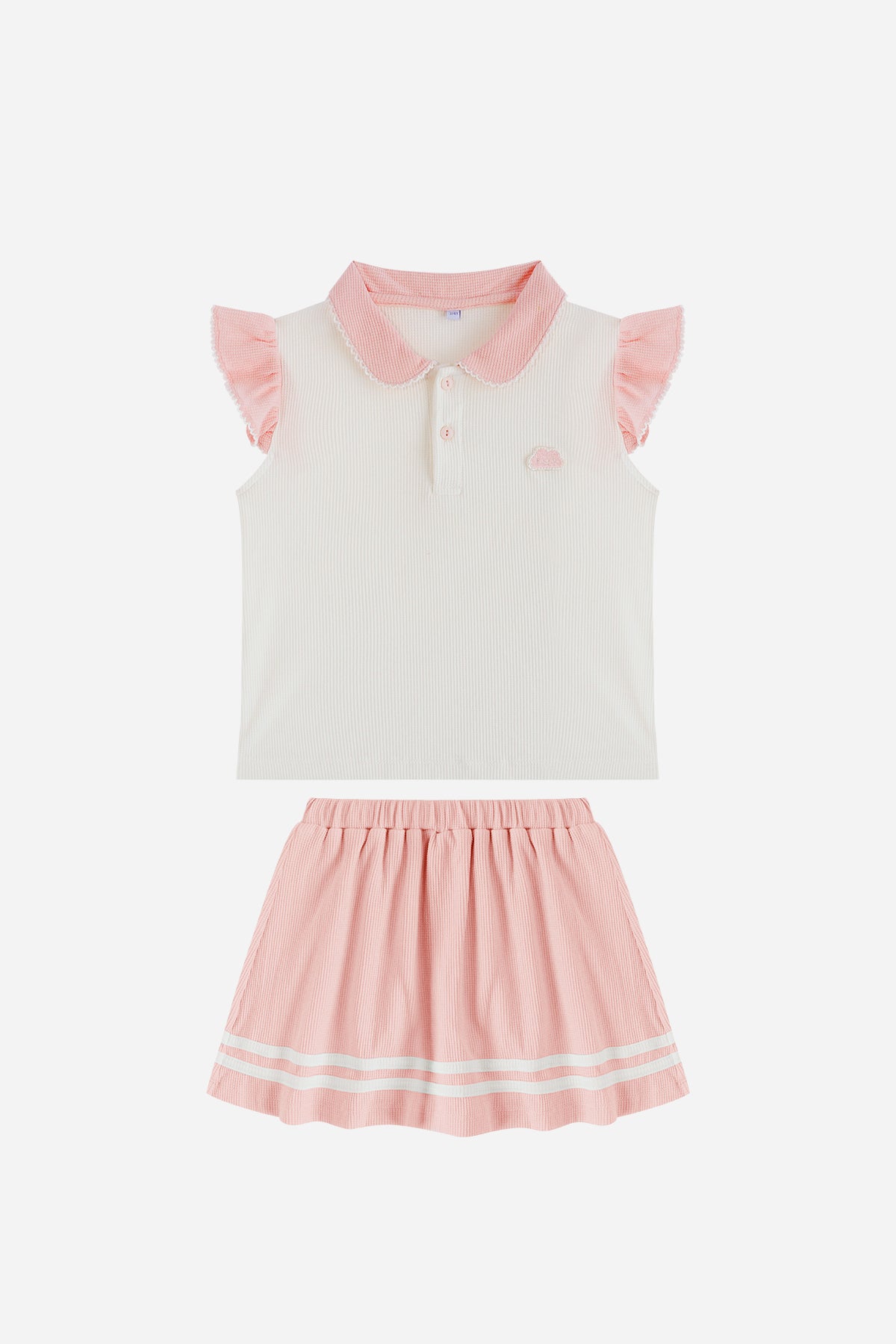 Girl Polo Set in Pink